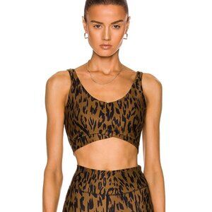 NWT THE UPSIDE Tropical Bowie Top in Honey size XS